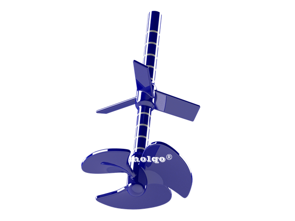 搪玻璃翼型軸流式攪拌運轉效果展示